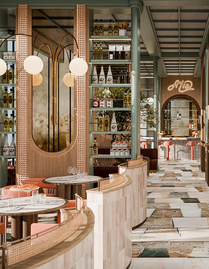 A'lia restaurant interior